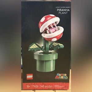 LEGO Super Mario Piranha Plant Building Set (New) | Gamer Decor